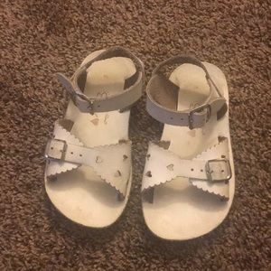 GUC Saltwater Sweetheart white leather size 8